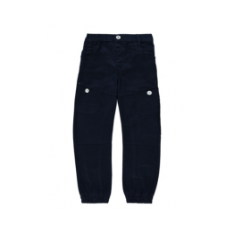 George Cuffed Trouser (Navy Color)